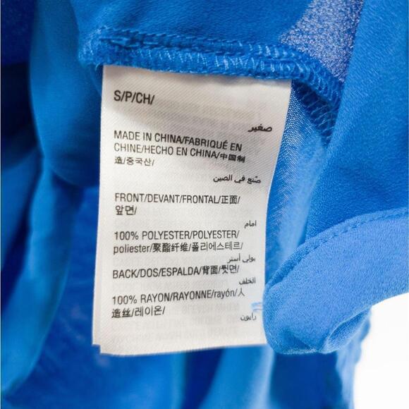 INC Draped-Hem Top Caribe Blue S - Picture 5 of 6